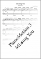 PianoMotion 3 - Missing You (PDF-Download)