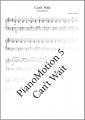 Bild 1 von PianoMotion 5 - Can't Wait (PDF-Download)